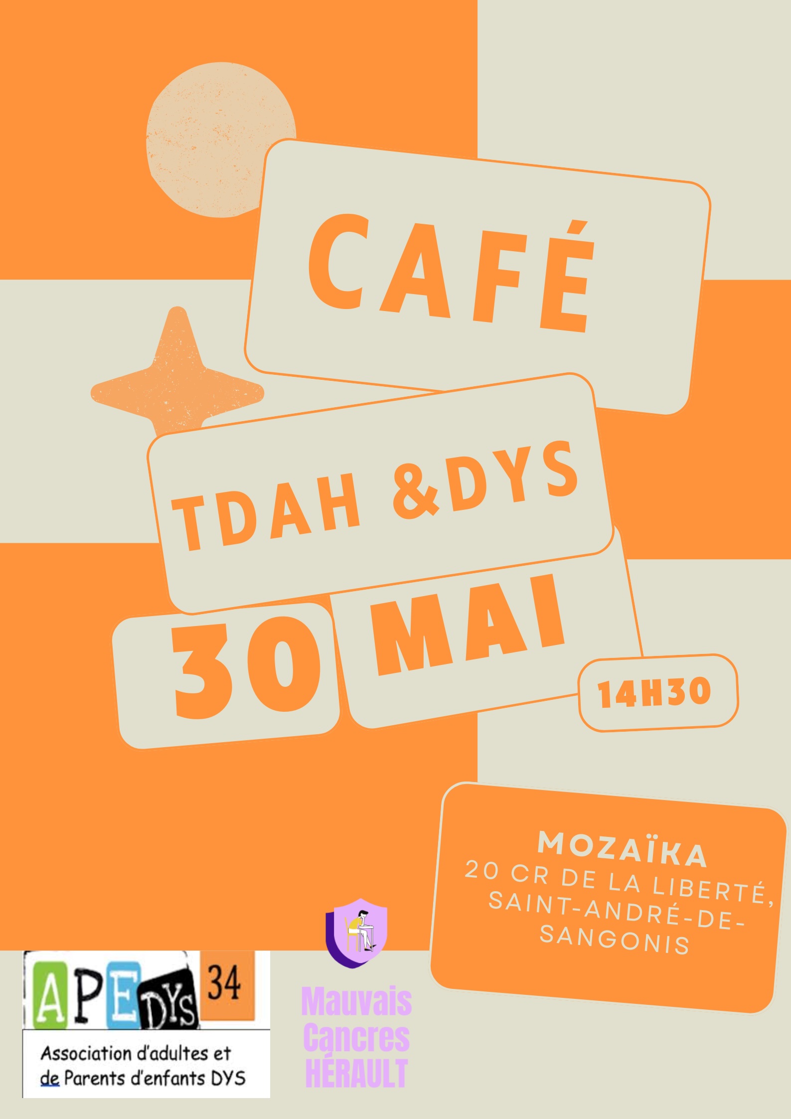 Café TDAH et DYS du 30 Mai 2026